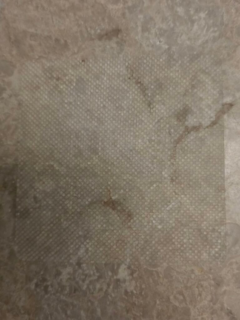 화장실 바닥 슬림 방지 스티커 표면